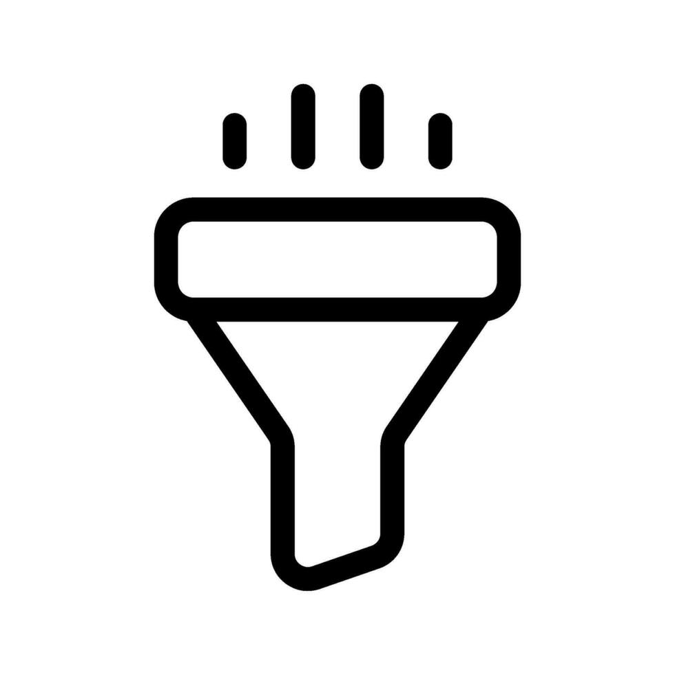 Funnel Icon Vector Symbol Design Illustration