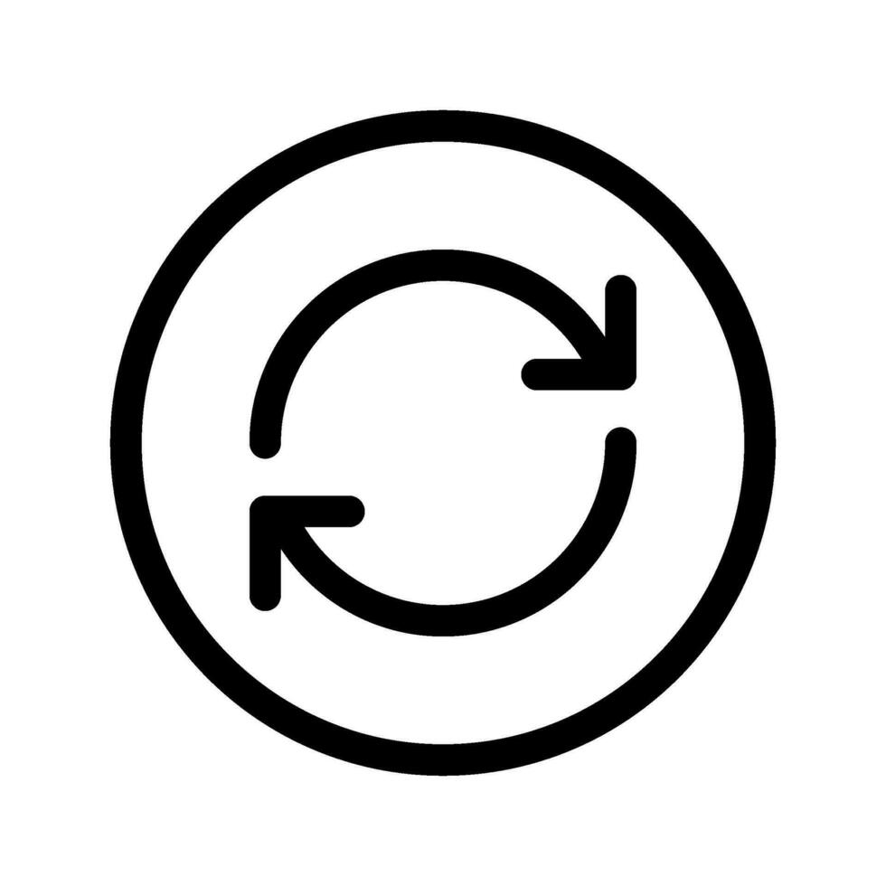 Refresh Icon Vector Symbol Design Illustration