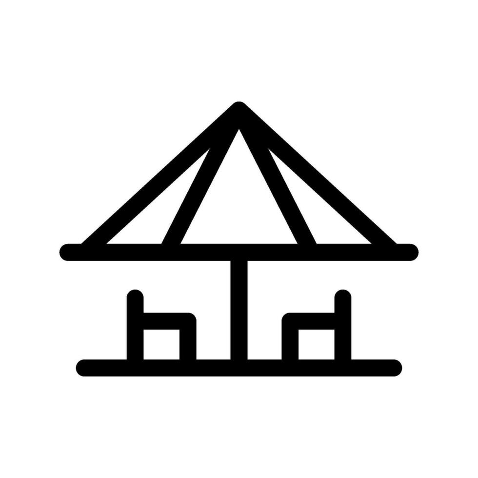 Terrace Icon Vector Symbol Design Illustration