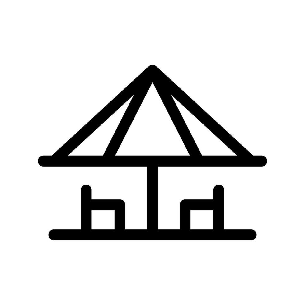 Terrace Icon Vector Symbol Design Illustration