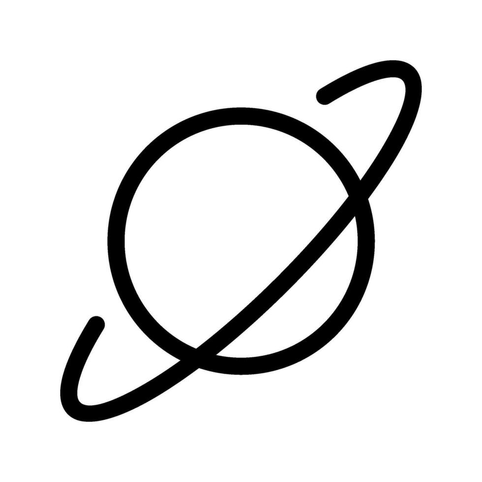 Planet Icon Vector Symbol Design Illustration