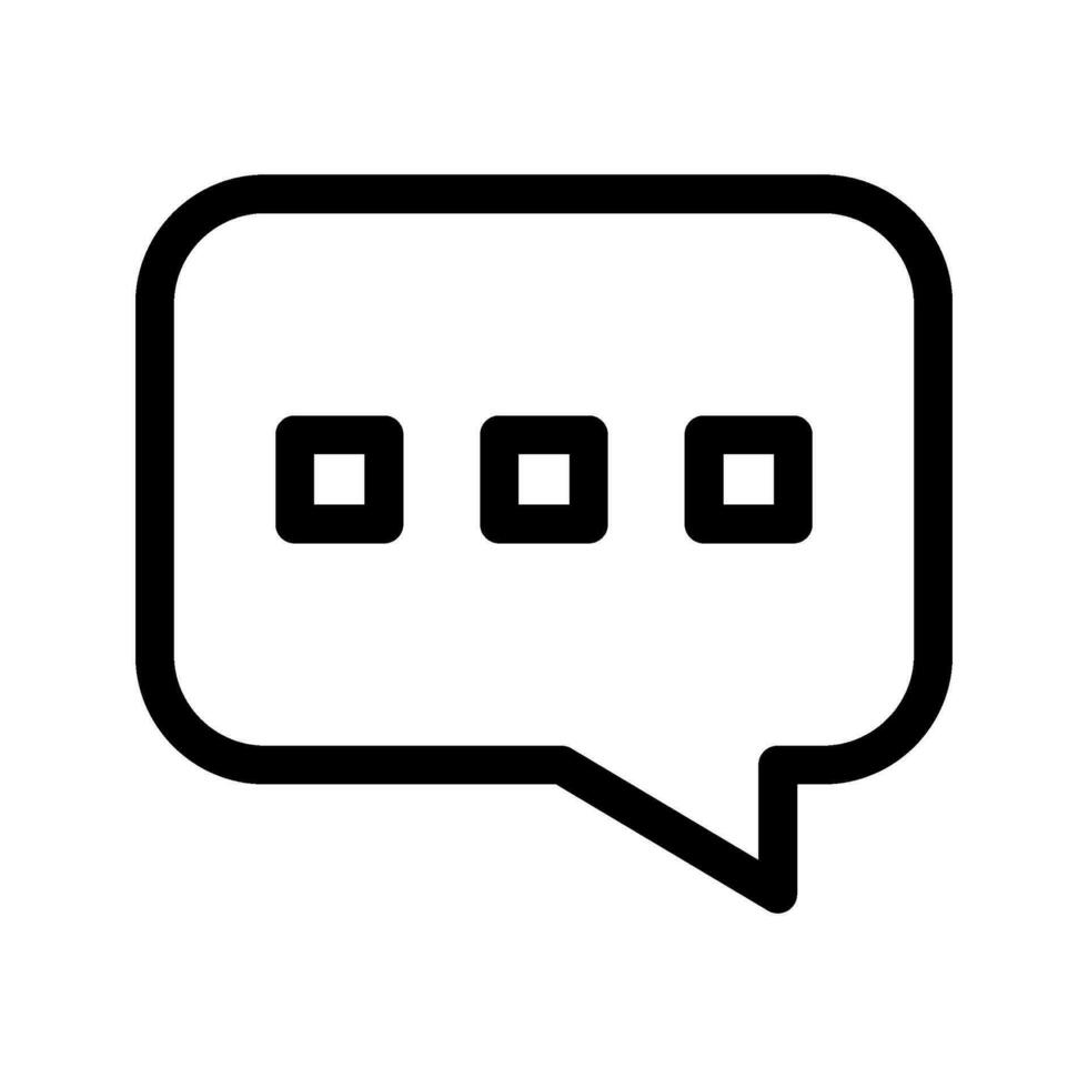 Typing Chat Icon Vector Symbol Design Illustration