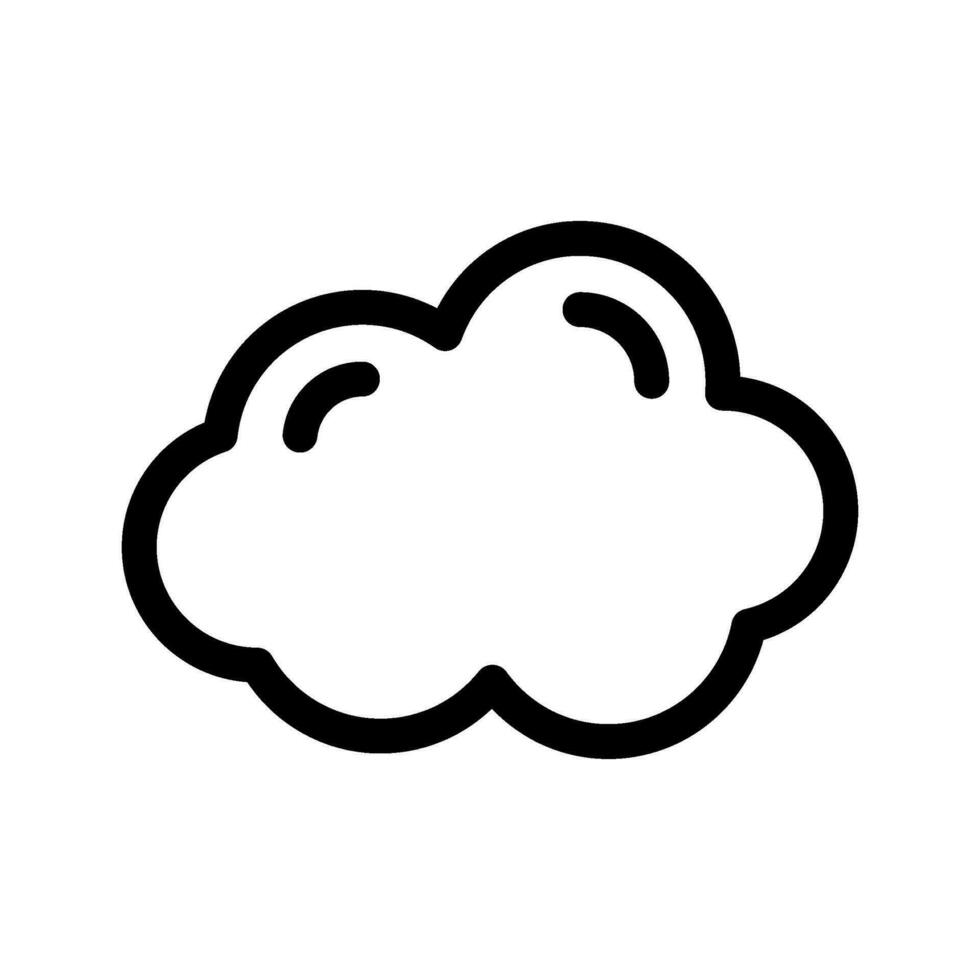 Cloud Icon Vector Symbol Design Illustration