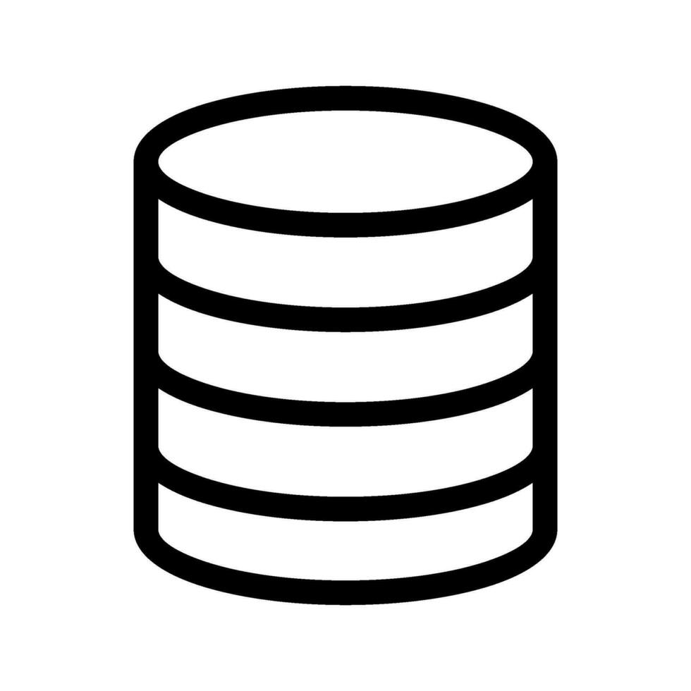 Database Icon Vector Symbol Design Illustration