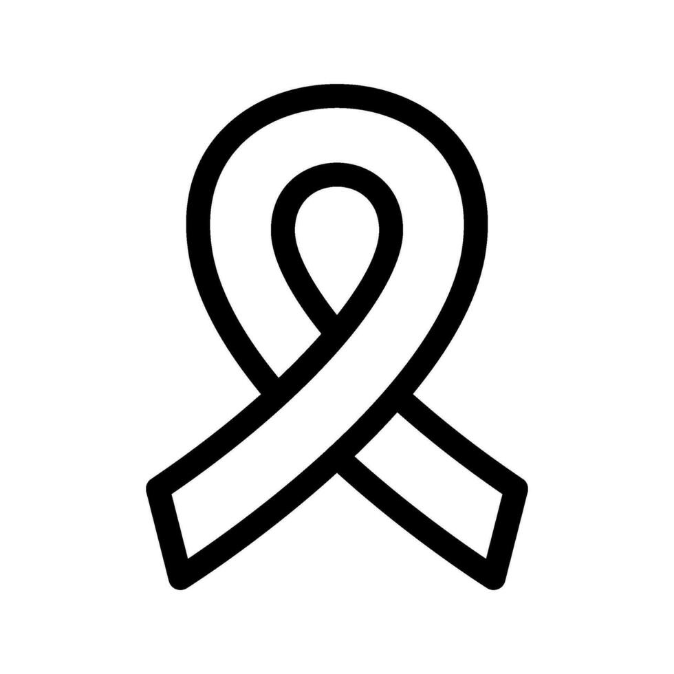 Awareness Ribbon Icon Vector Symbol Design Illustration