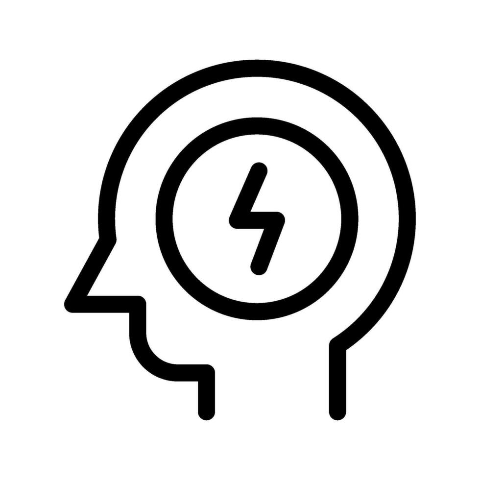 Thinking Icon Vector Symbol Design Illustration
