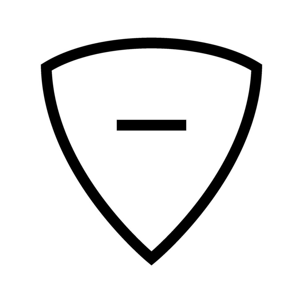 inseguro icono vector símbolo diseño ilustración