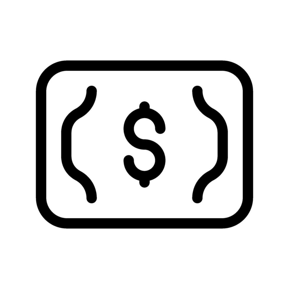 dinero icono vector símbolo diseño ilustración