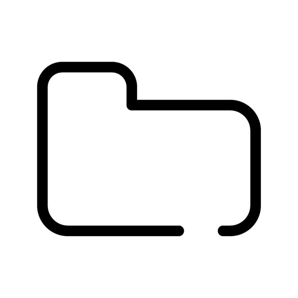 Folder Icon Vector Symbol Design Illustration