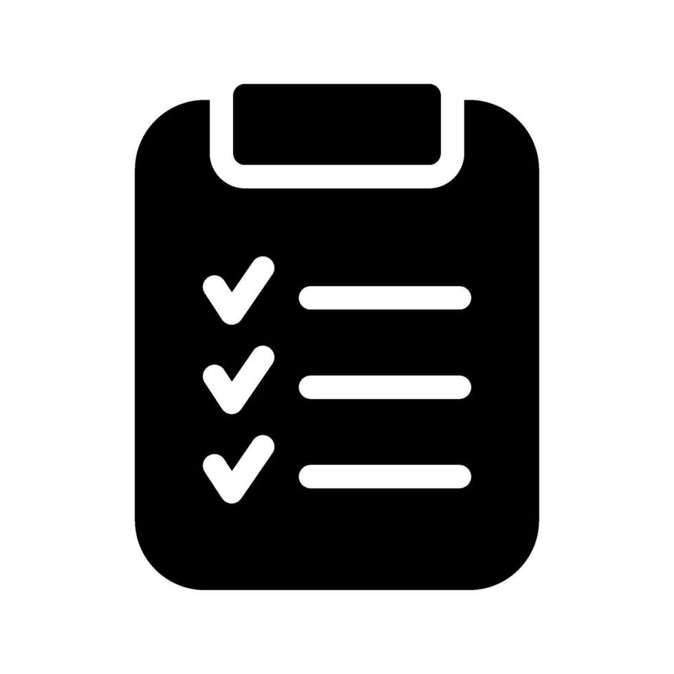 Check List Icon Vector Symbol Design Illustration