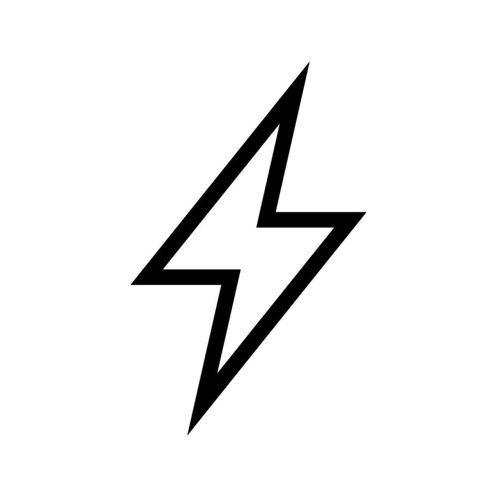 Flash Icon Vector Symbol Design Illustration