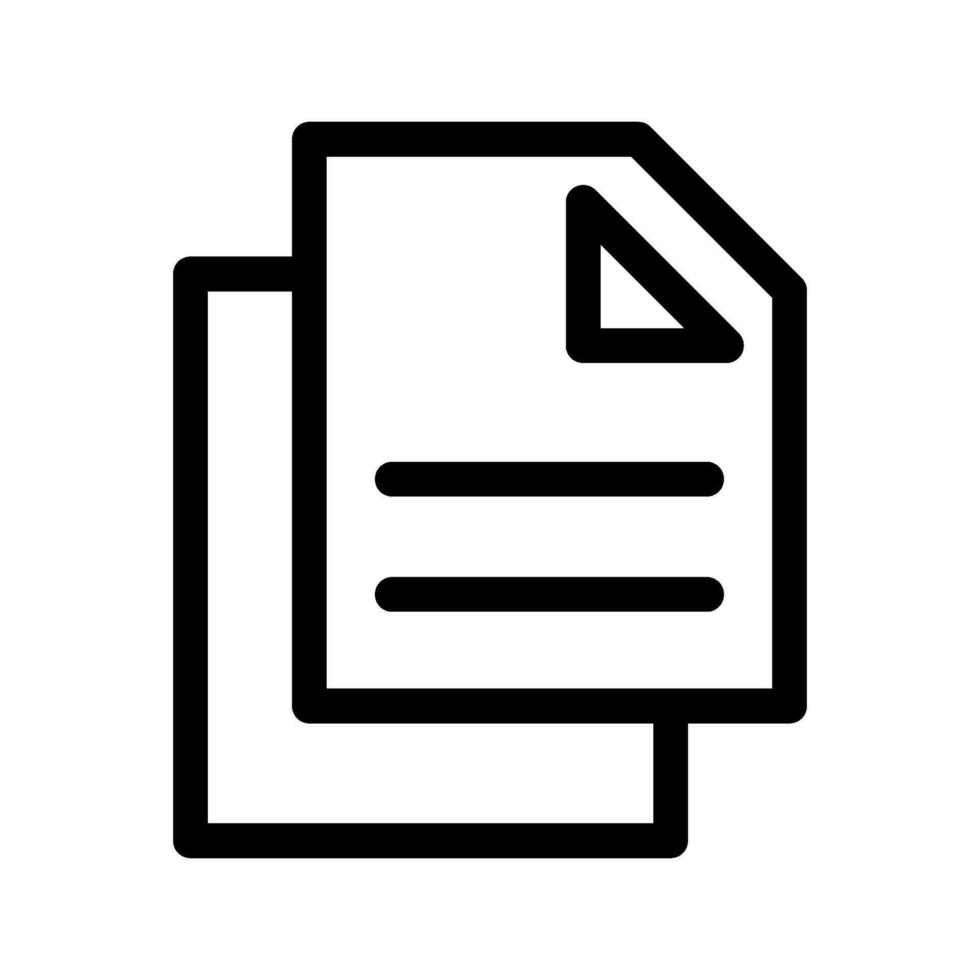 Document Icon Vector Symbol Design Illustration