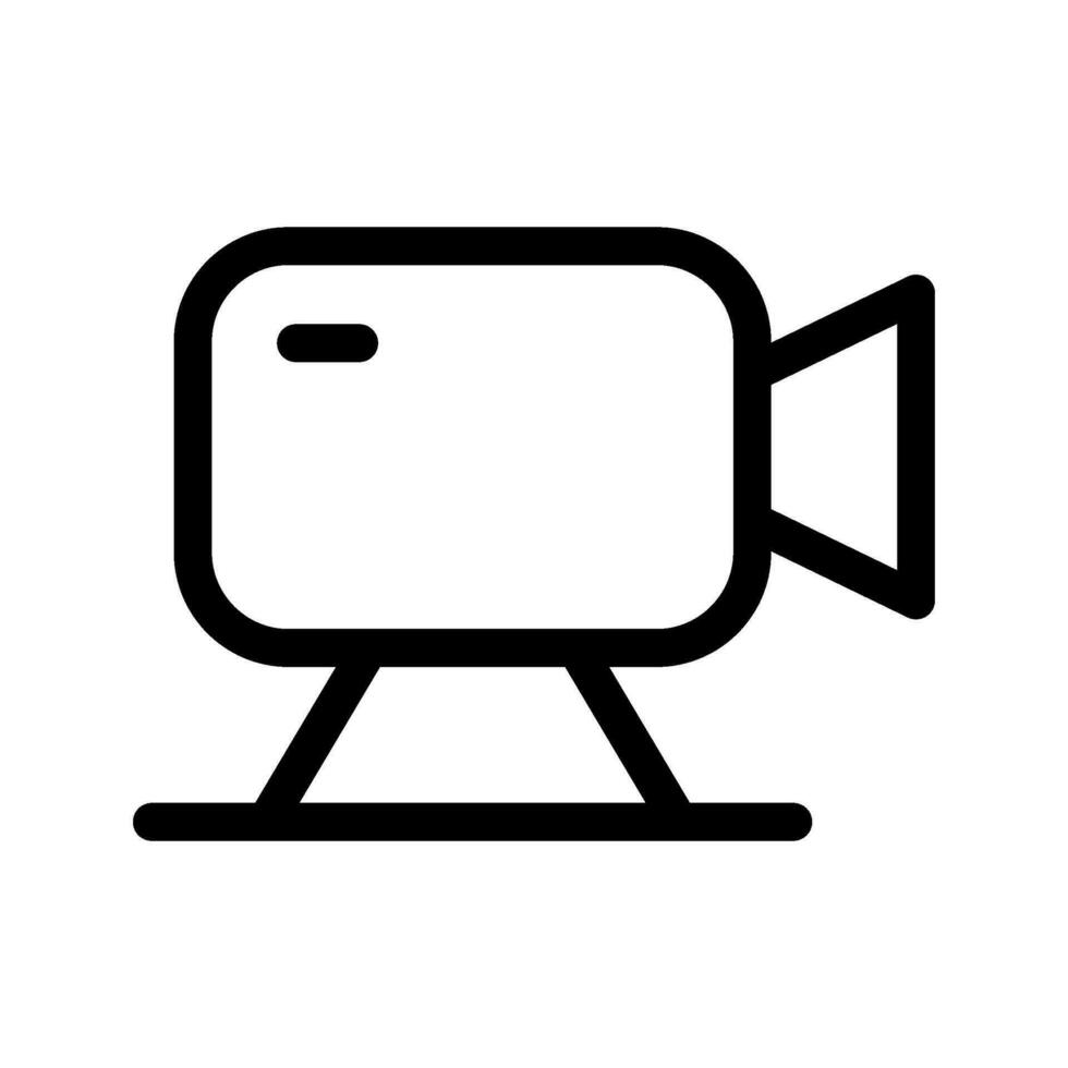 Video Camera Icon Vector Symbol Design Illustration