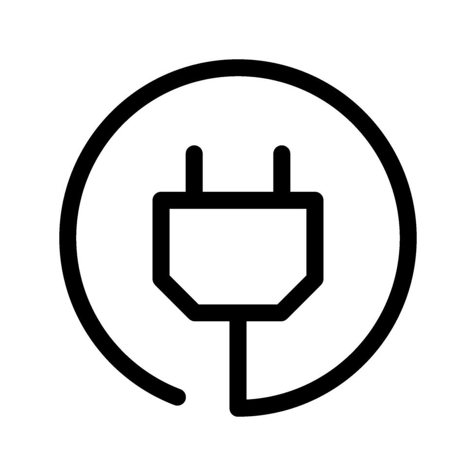 Plug Icon Vector Symbol Design Illustration