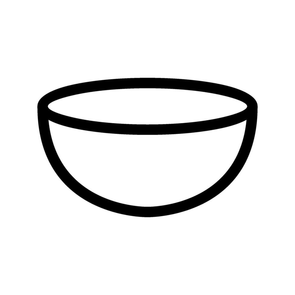 Bowl Icon Vector Symbol Design Illustration
