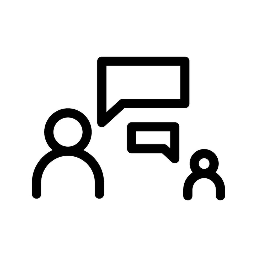 Talk Icon Vector Symbol Design Illustration