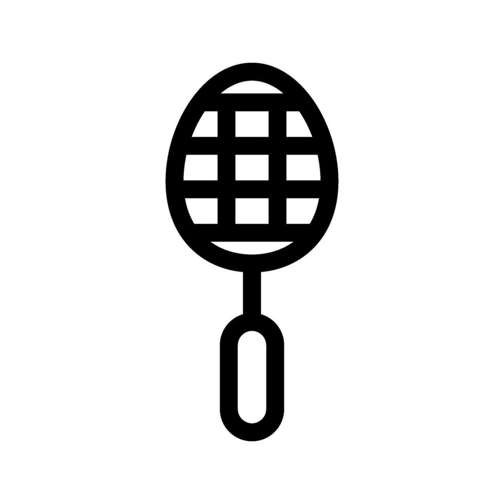 Badminton Racket Icon Vector Symbol Design Illustration