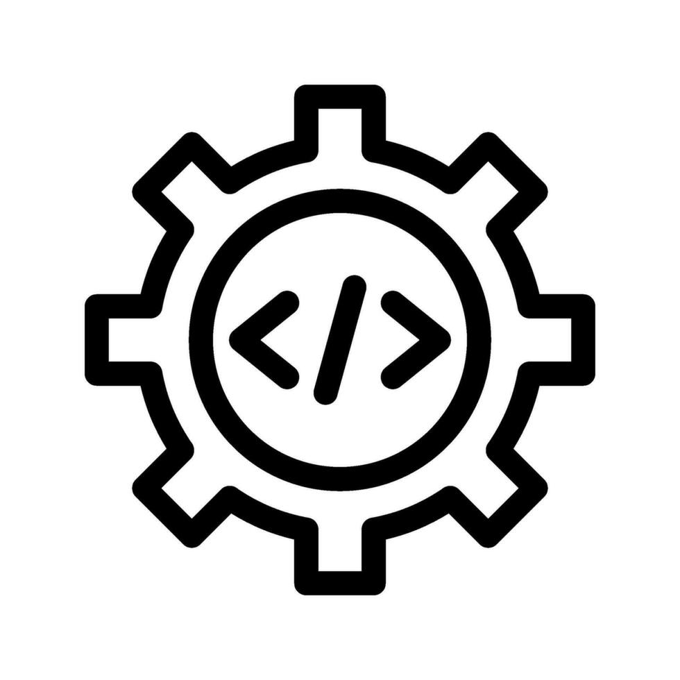 Code Optimization Icon Vector Symbol Design Illustration