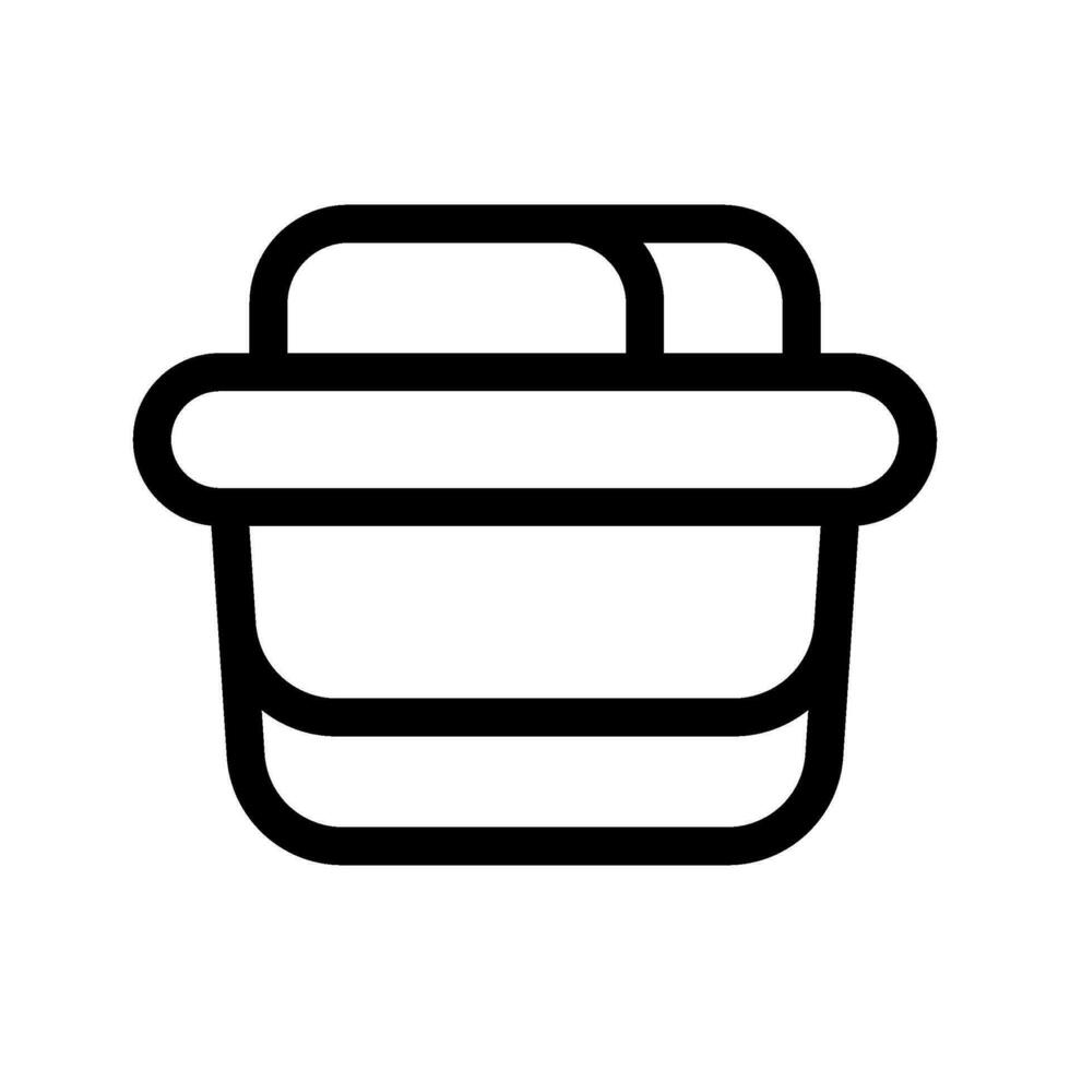 Basket Icon Vector Symbol Design Illustration