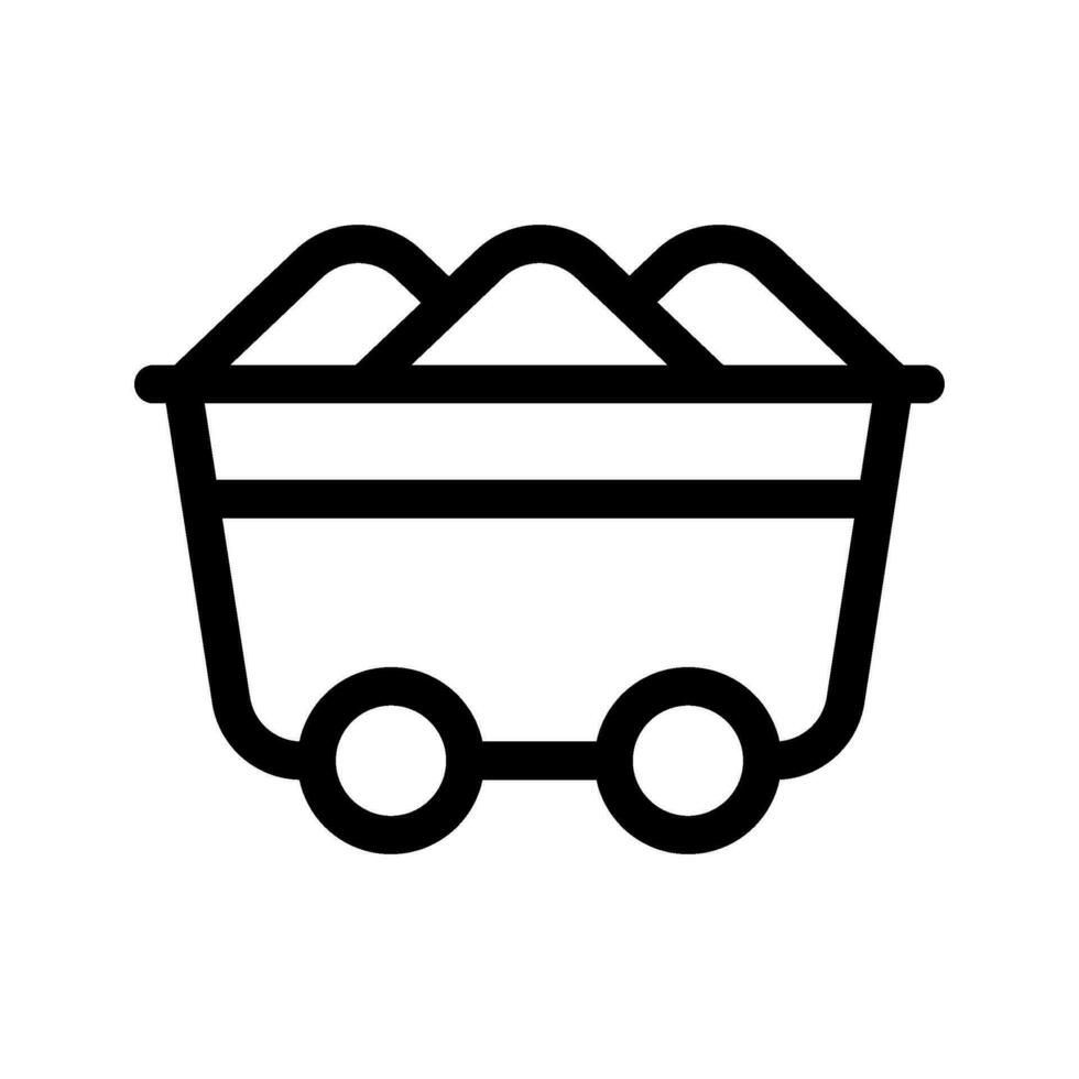 carbón icono vector símbolo diseño ilustración