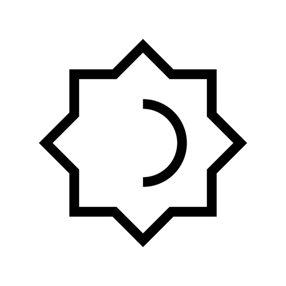Brightness Icon Vector Symbol Design Illustration