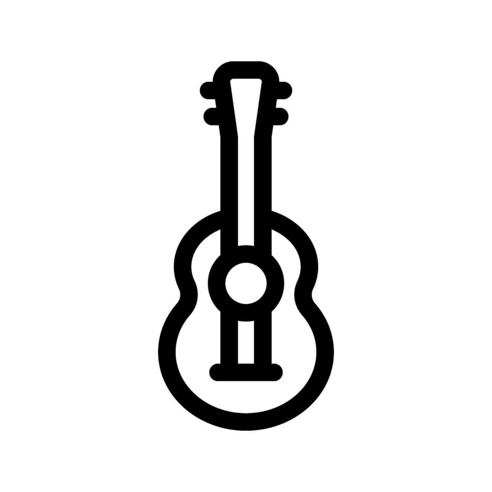 Guitar Icon Vector Symbol Design Illustration