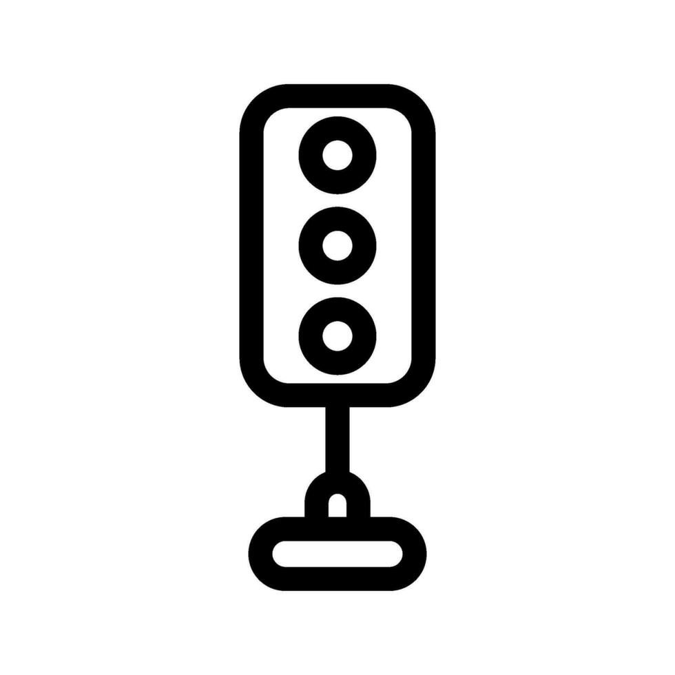 Traffic Lights Icon Vector Symbol Design Illustration