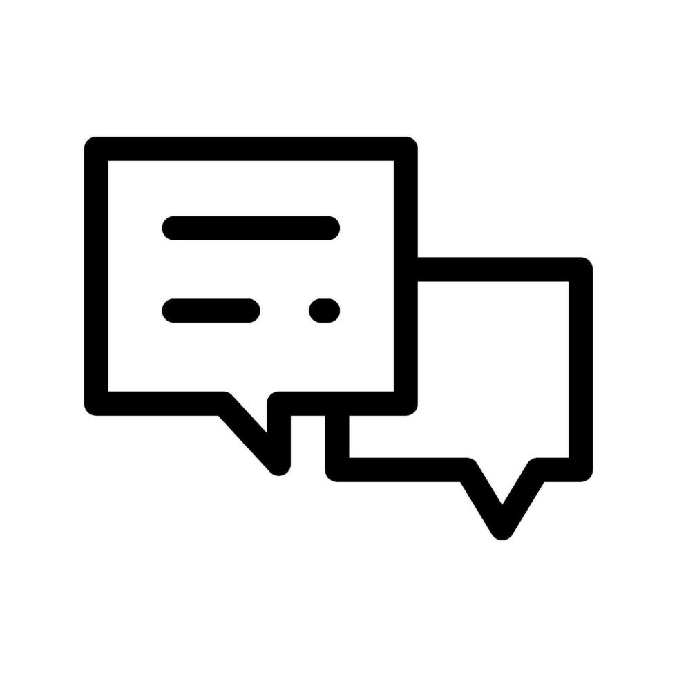 Bubble Chat Icon Vector Symbol Design Illustration
