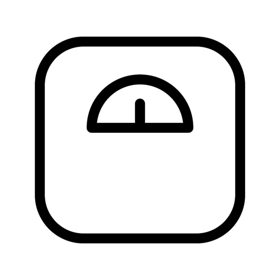 Weighing Scale Icon Vector Symbol Design Illustration