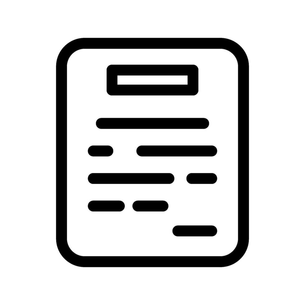 Contract Icon Vector Symbol Design Illustration