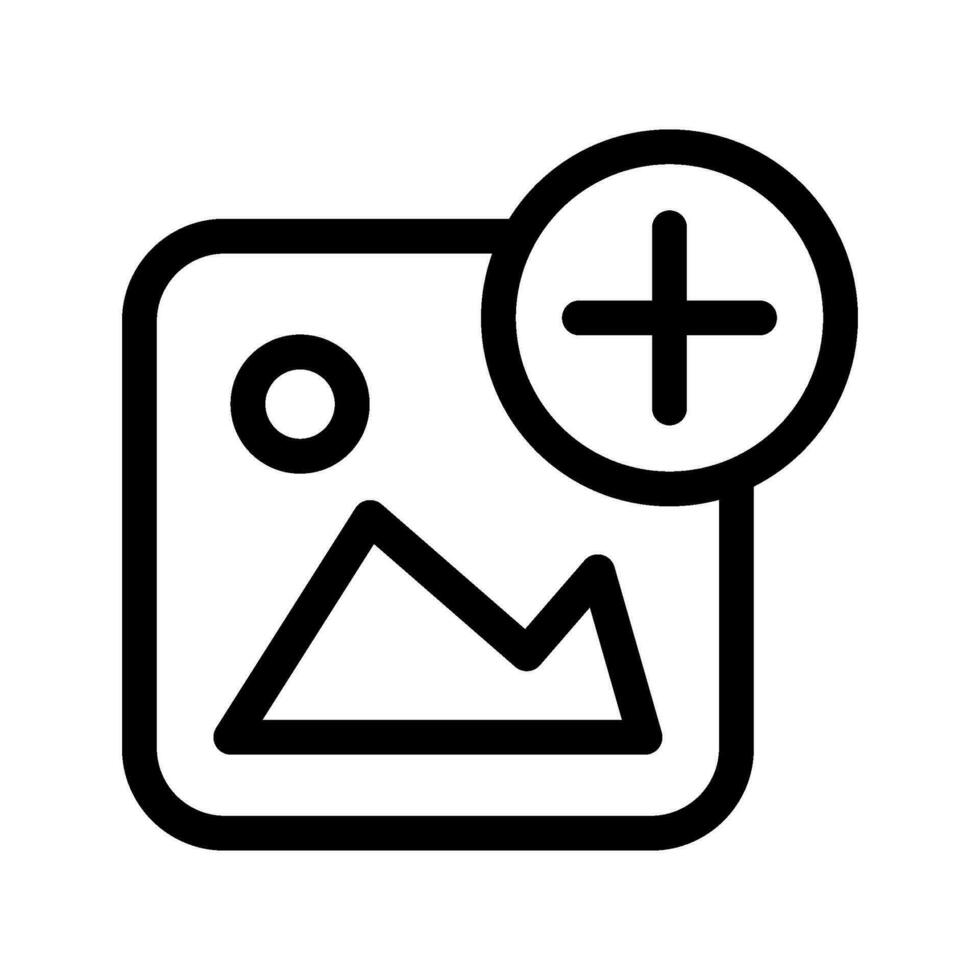 Add Photo Icon Vector Symbol Design Illustration