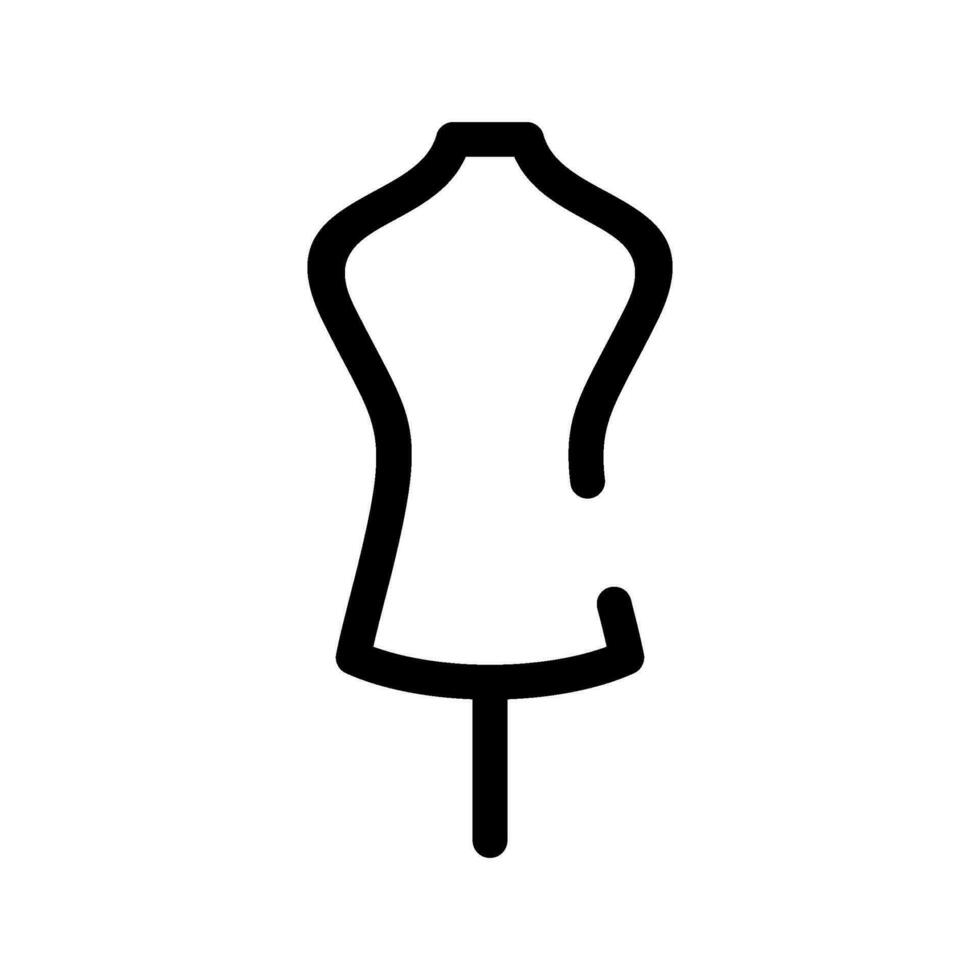 Mannequin Icon Vector Symbol Design Illustration