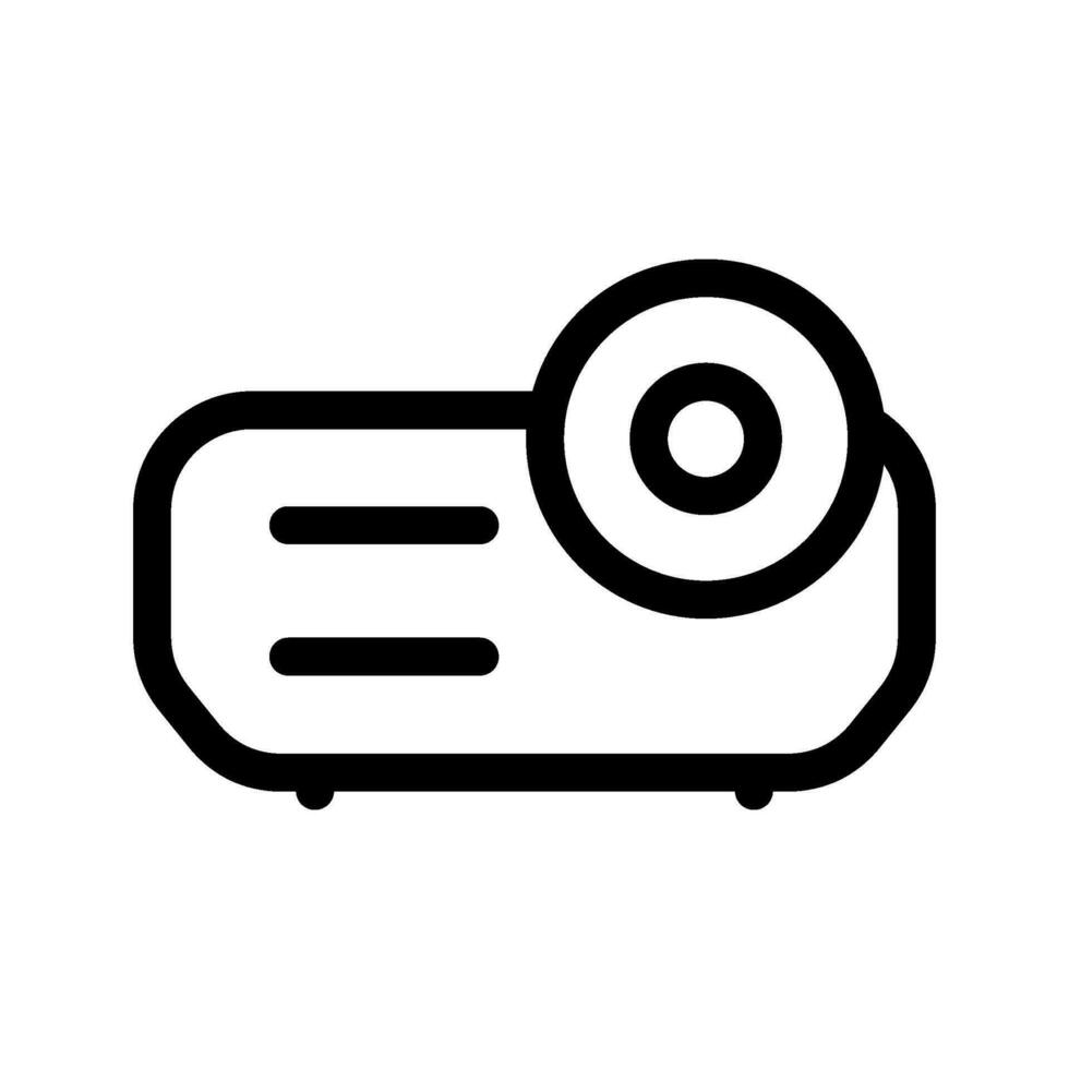 Projector Icon Vector Symbol Design Illustration
