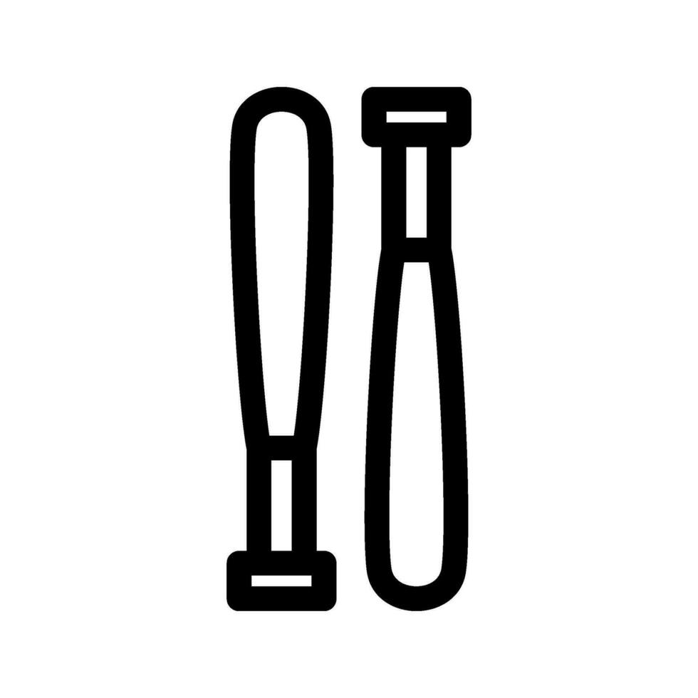 Baseball Bat Icon Vector Symbol Design Illustration