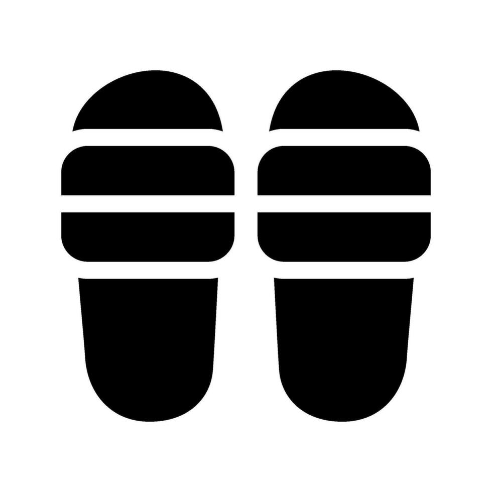 Slipper Icon Vector Symbol Design Illustration