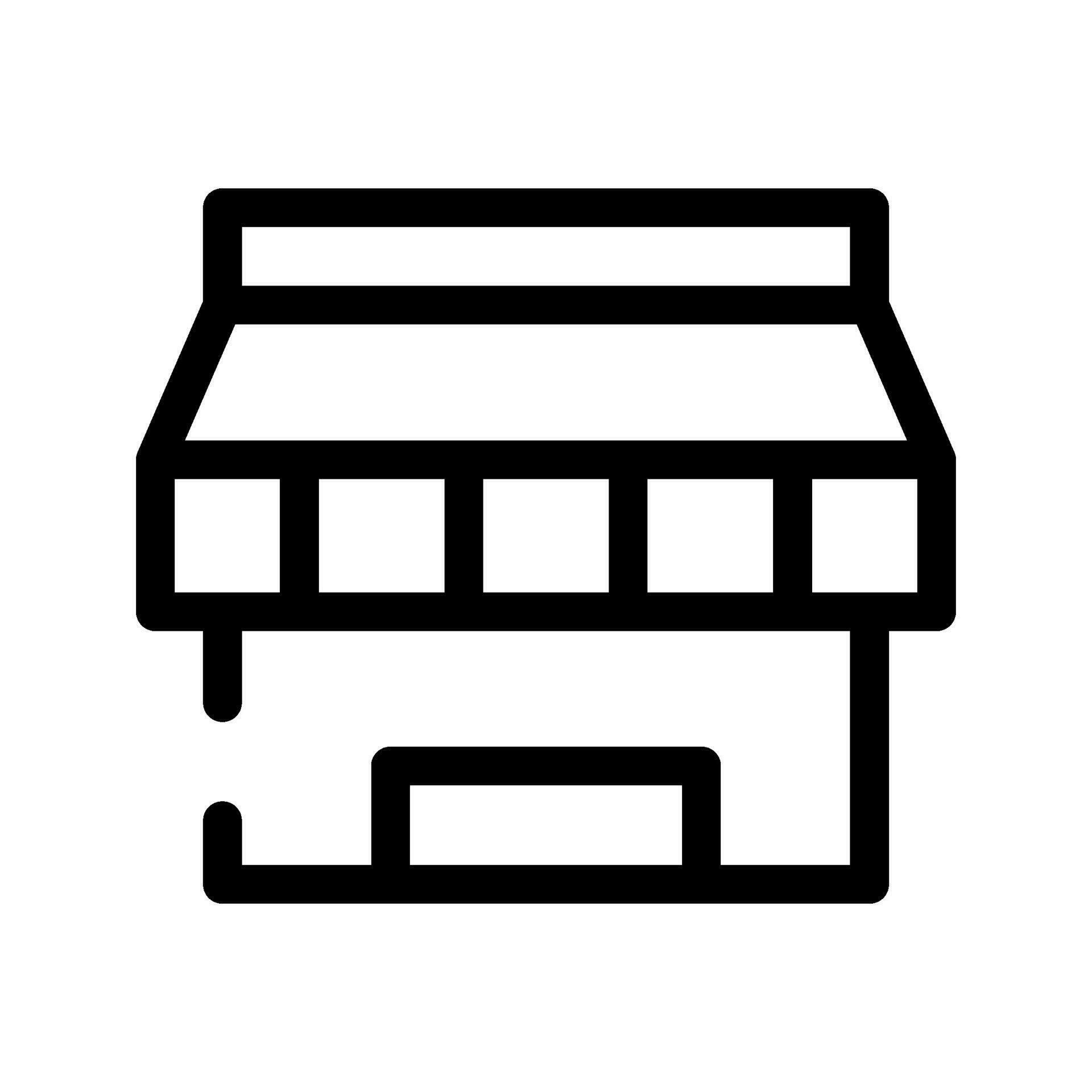 Store Front Icon Vector Symbol Design Illustration 26631589 Vector Art