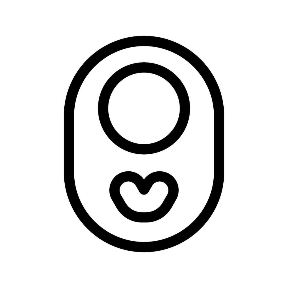 Baby Bib Icon Vector Symbol Design Illustration