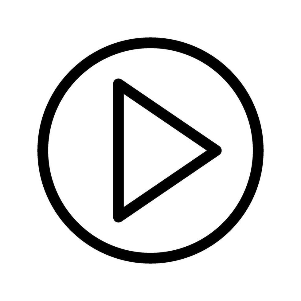 Play Button Icon Vector Symbol Design Illustration