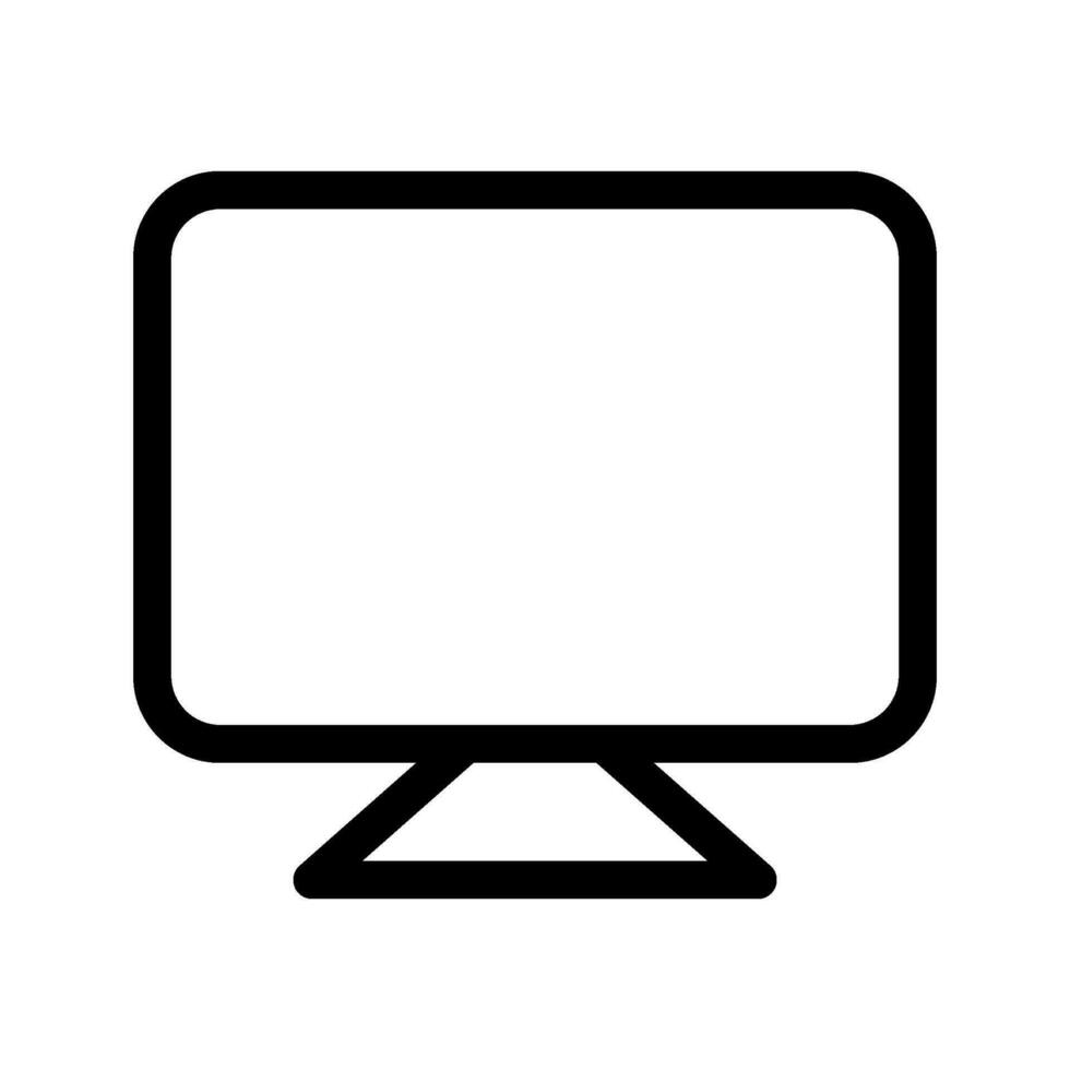 Screen Icon Vector Symbol Design Illustration