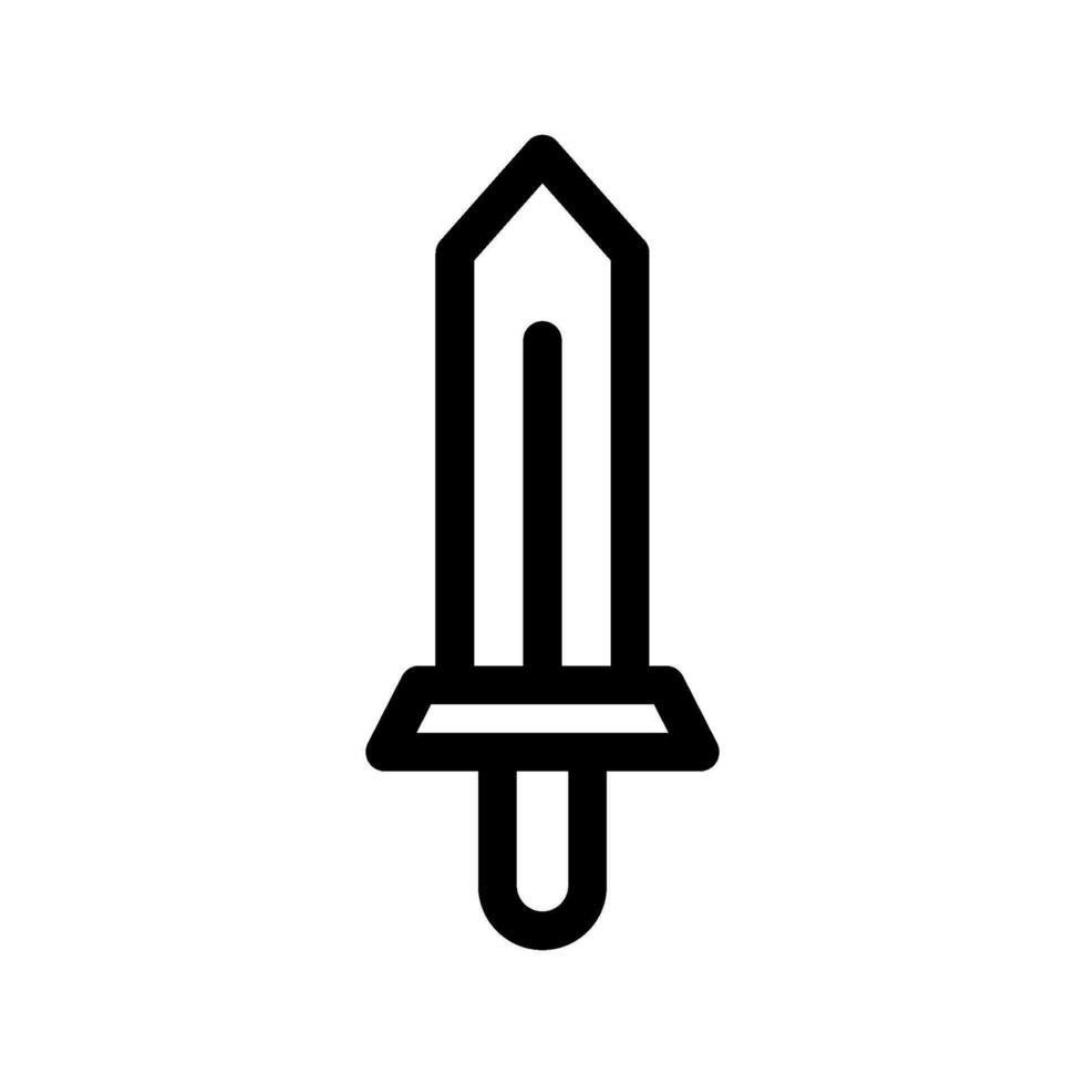 Sword Icon Vector Symbol Design Illustration