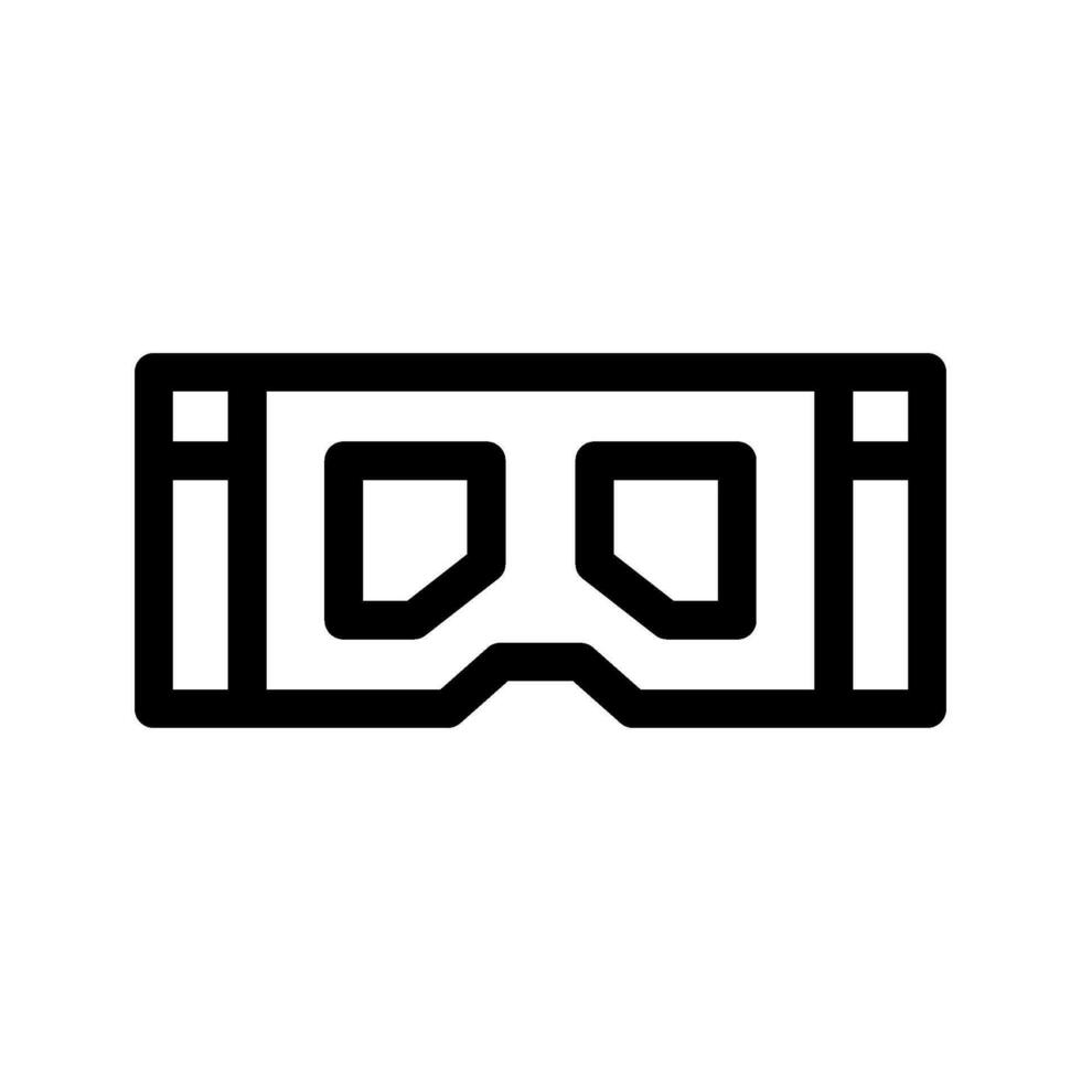 Goggles Icon Vector Symbol Design Illustration