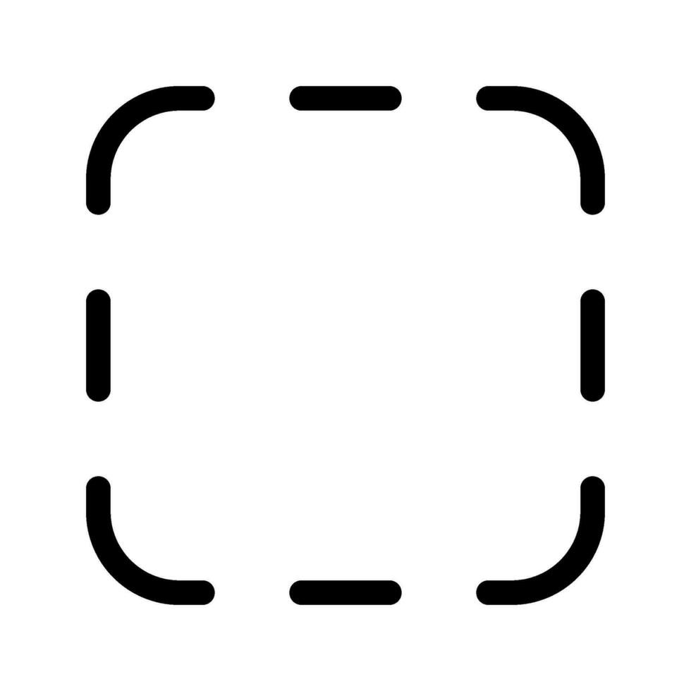 Selection Frame Icon Vector Symbol Design Illustration