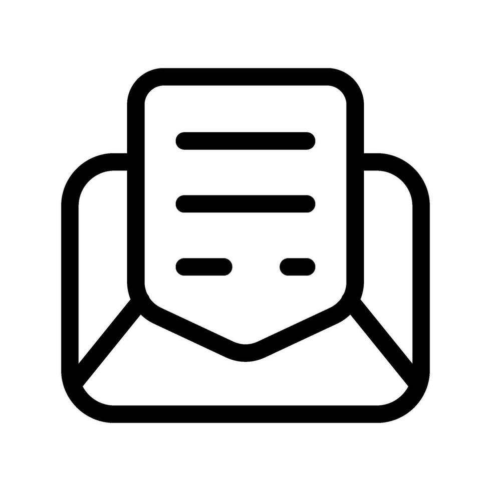 Read Mail Icon Vector Symbol Design Illustration