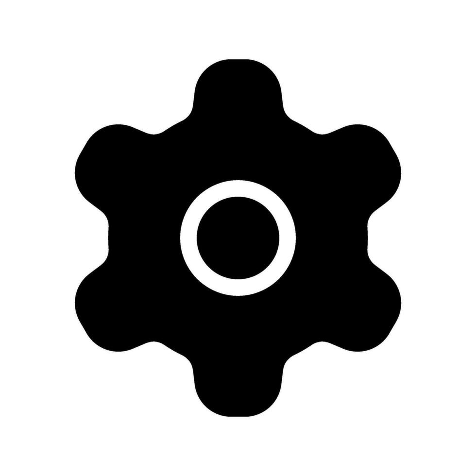 Settings Icon Vector Symbol Design Illustration