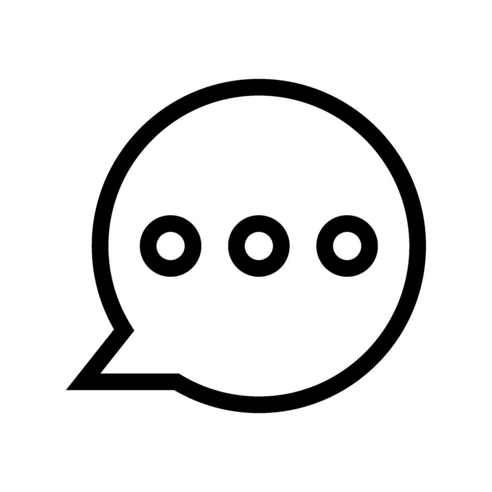 Chat Icon Vector Symbol Design Illustration