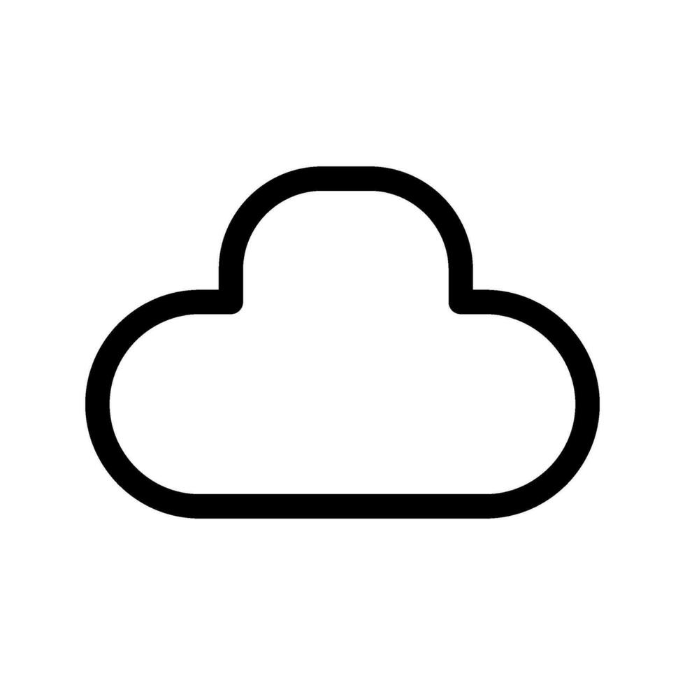 nube icono vector símbolo diseño ilustración