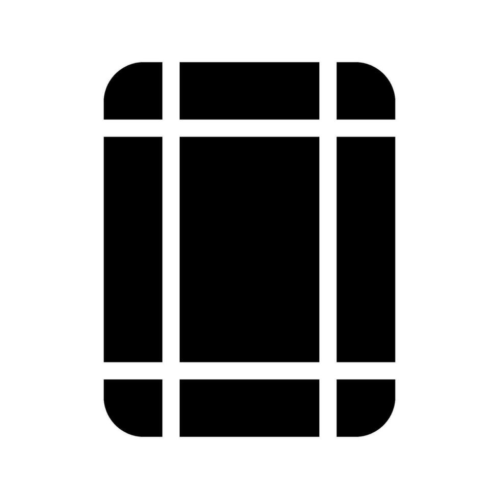 bordes icono vector símbolo diseño ilustración