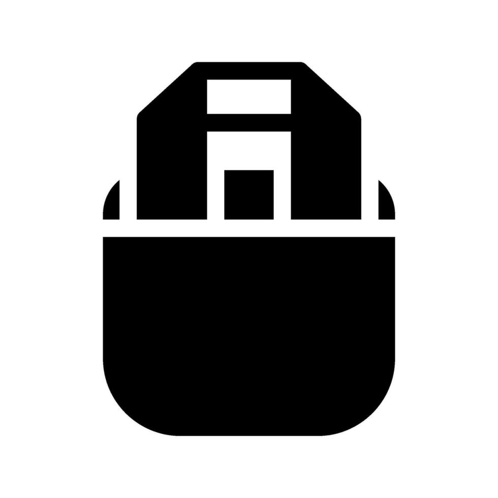 Bag Icon Vector Symbol Design Illustration