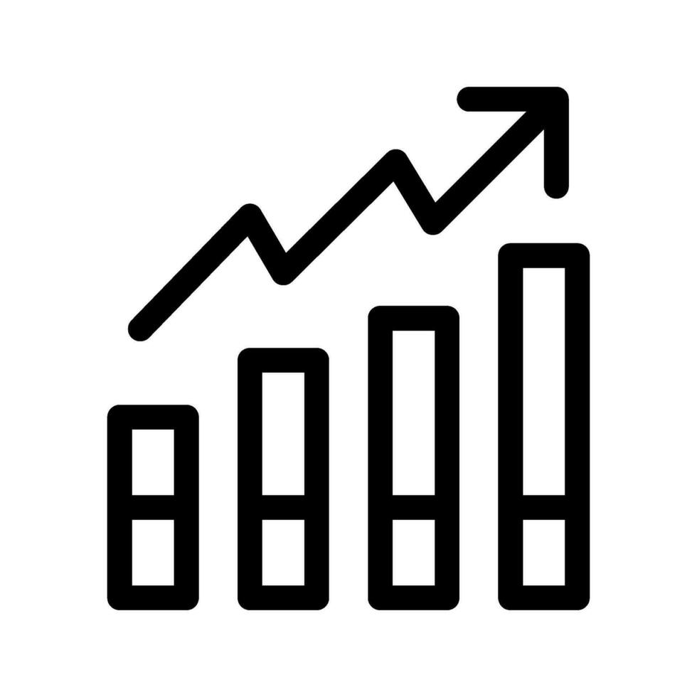 Increase Icon Vector Symbol Design Illustration