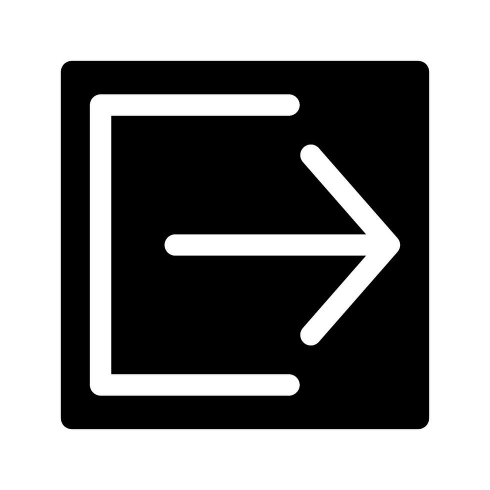 Log Out Icon Vector Symbol Design Illustration